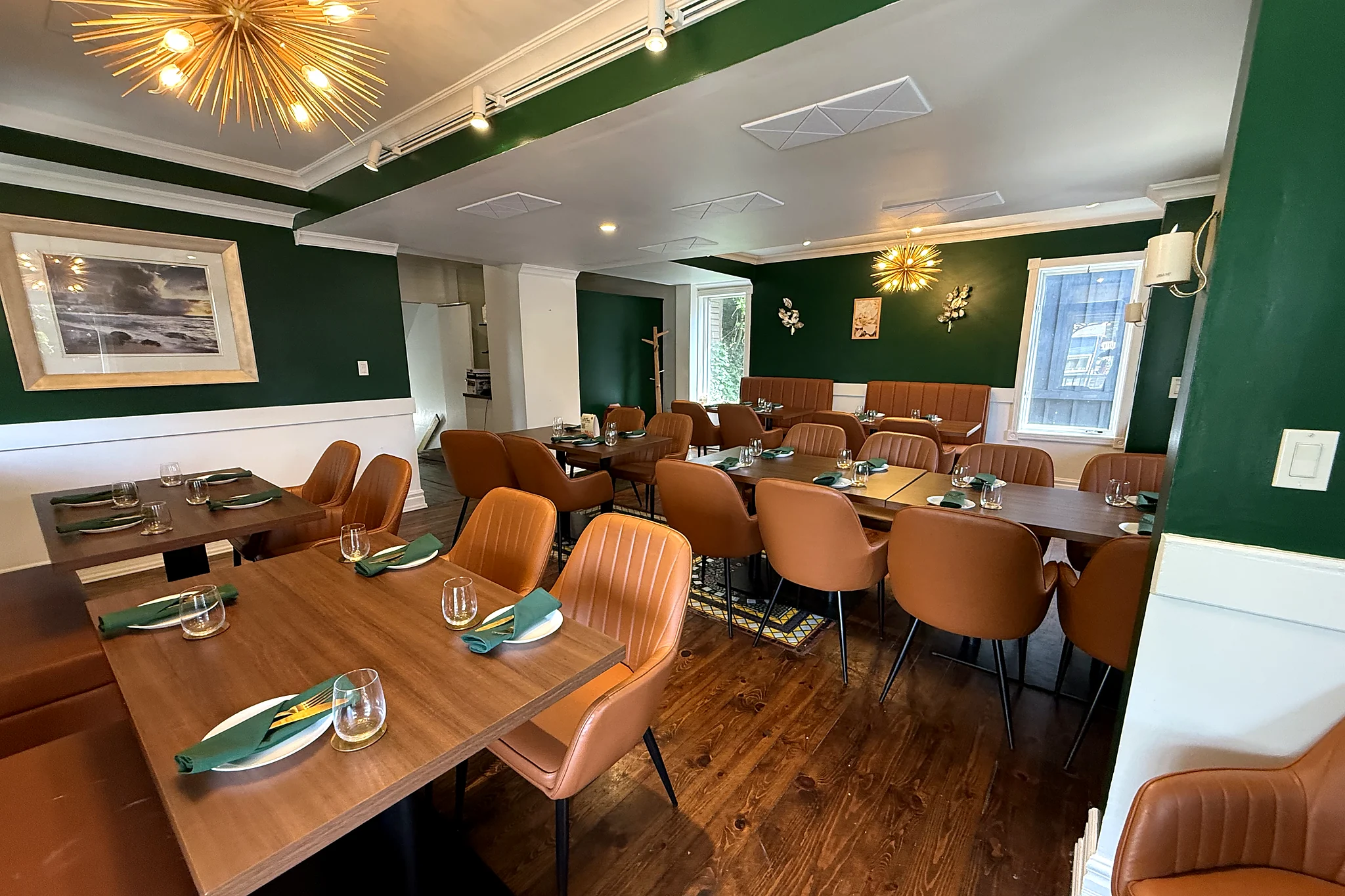 SoLo on Main dining room set for service in Port Stanley