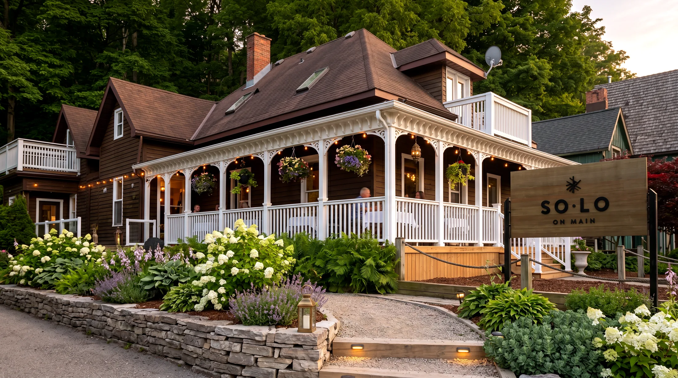 SoLo on Main exterior and patio on Main Street in Port Stanley